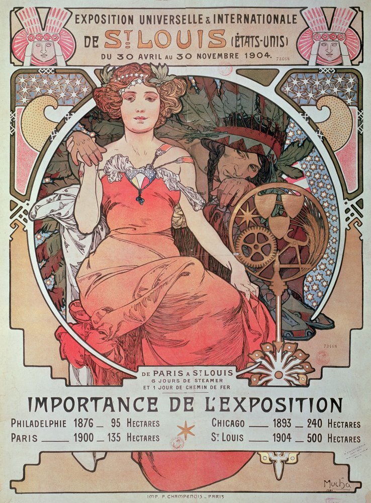 A Poster for the World Fair, St. Louis, United States, 1904